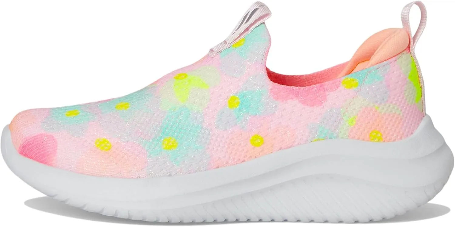 SKECHERS Girl's Ultra Flex 3.0-Floral Fab Sneaker