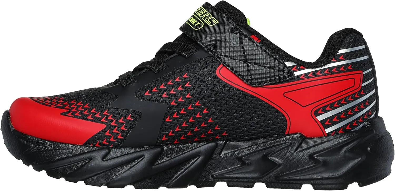 Skechers Unisex-Child Flex-Glow Bolt Sneaker