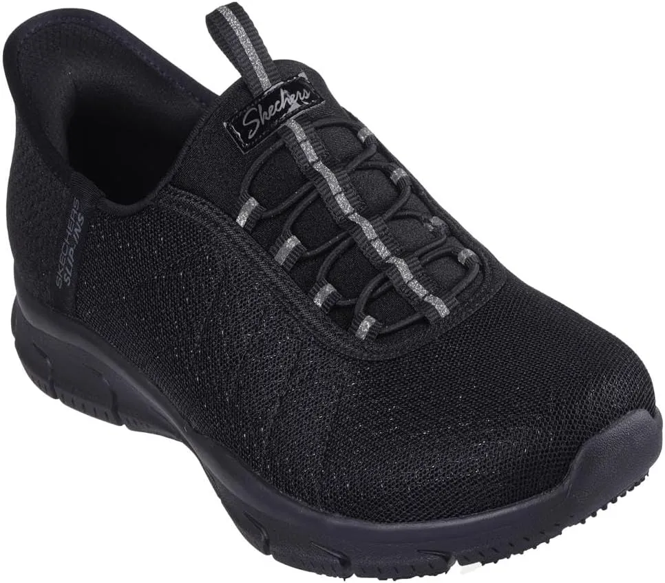 Skechers Women's Brilliance-Night Shift Hands Free Slip-ins Sneaker