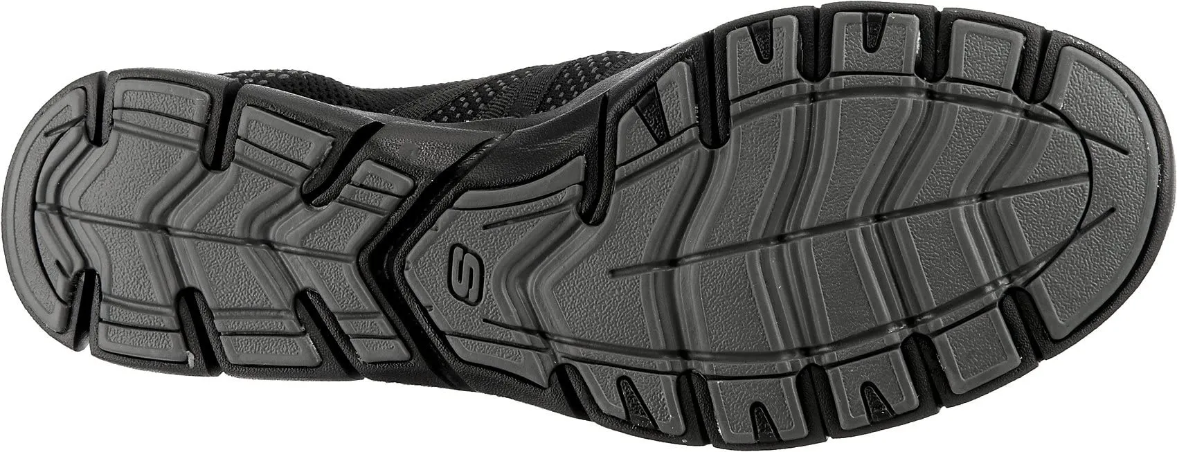 Skechers Women's Gratis-Chic Newness Sneaker 8.5 Black Mesh Stretch Fit