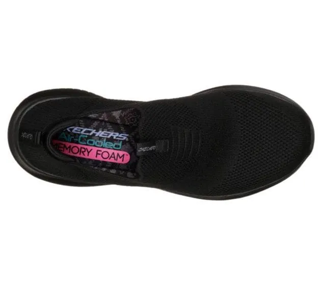 .Skechers Womens Ultra Flex Black - (12837/BBK) - SU - R2L16