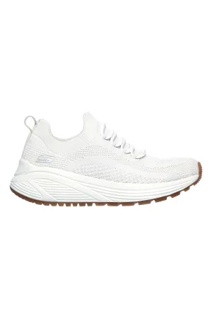 Sneakers Slip-On Bianche con Tomaia a Calzino Skechers BOBS Sport Sparrow 2.0 - Allegiance Crew