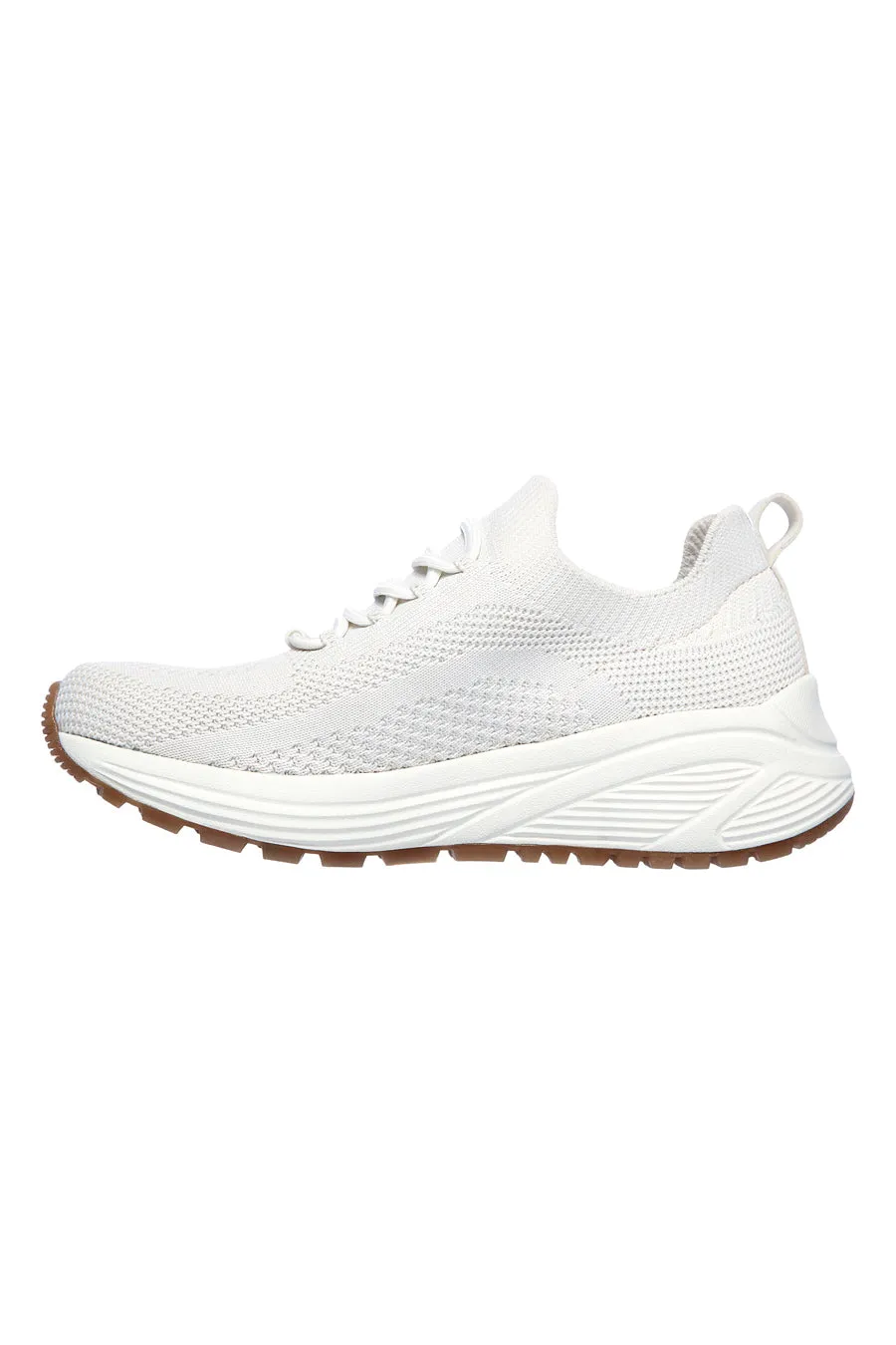 Sneakers Slip-On Bianche con Tomaia a Calzino Skechers BOBS Sport Sparrow 2.0 - Allegiance Crew