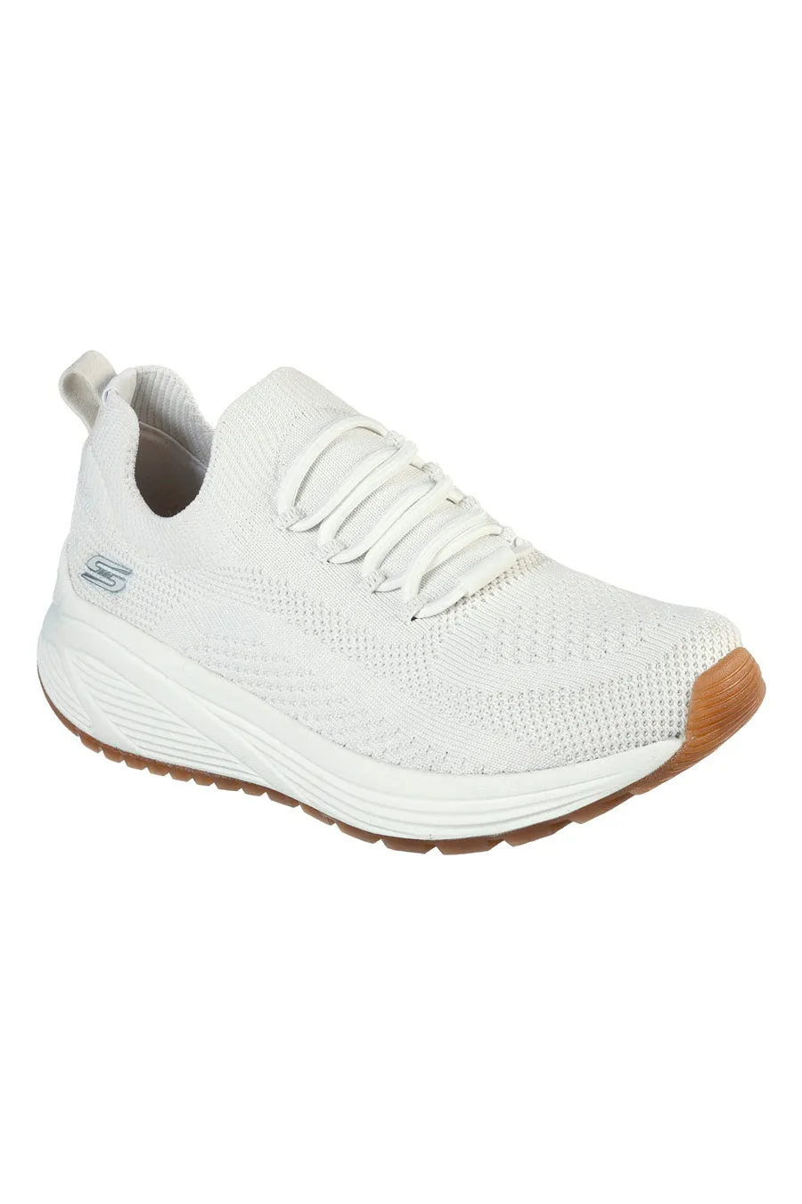 Sneakers Slip-On Bianche con Tomaia a Calzino Skechers BOBS Sport Sparrow 2.0 - Allegiance Crew