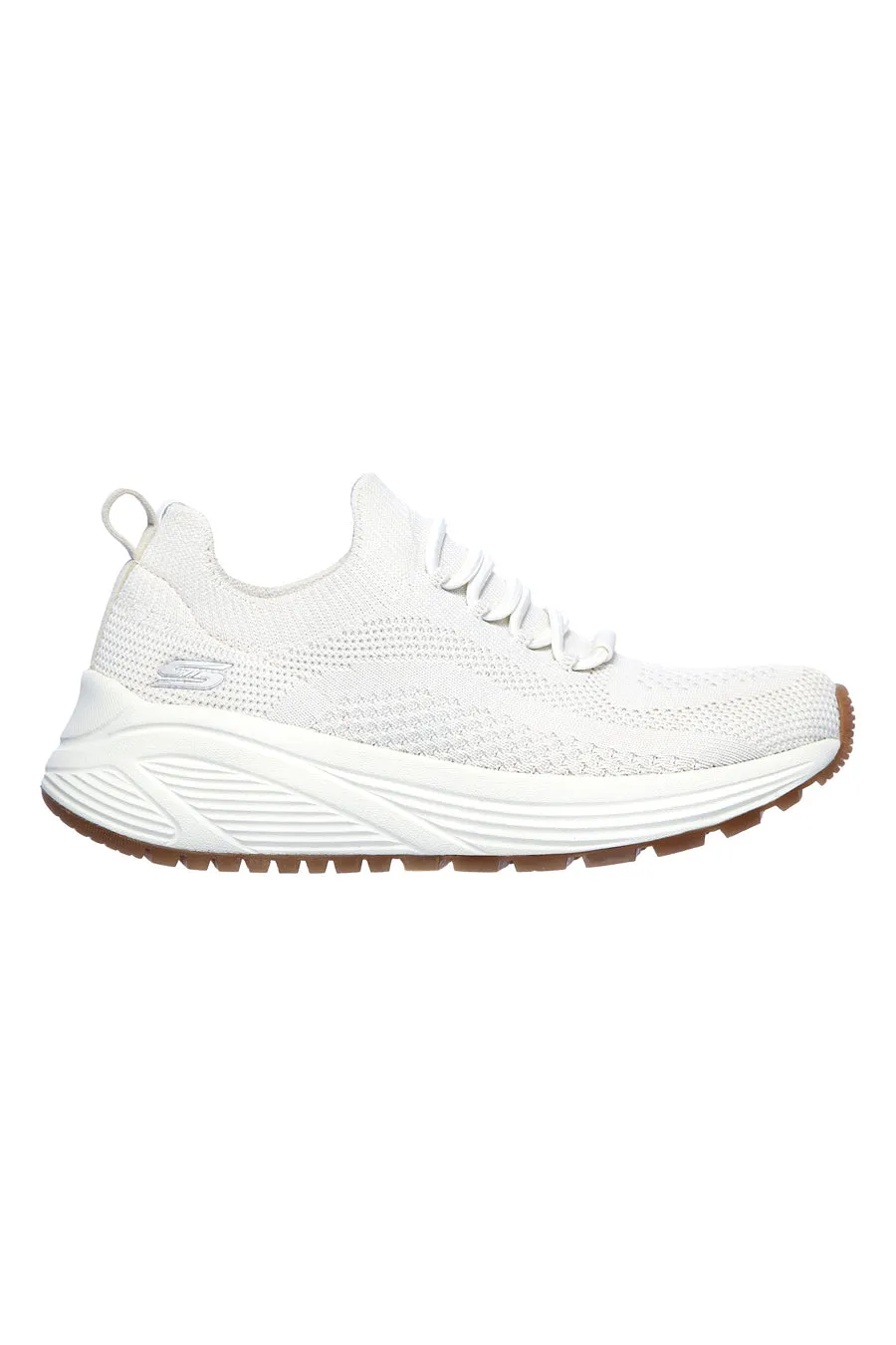 Sneakers Slip-On Bianche con Tomaia a Calzino Skechers BOBS Sport Sparrow 2.0 - Allegiance Crew