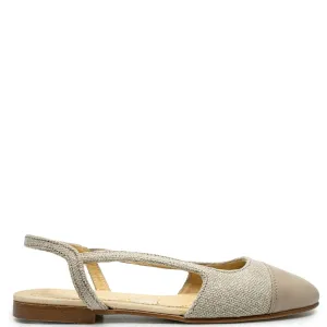 Spain Co Linene Captoe Slingback