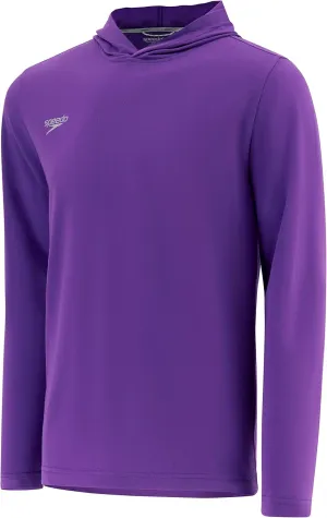 Speedo Unisex-Adult T-Shirt Long Sleeve Hoodie Pull Over Team Warm Up
