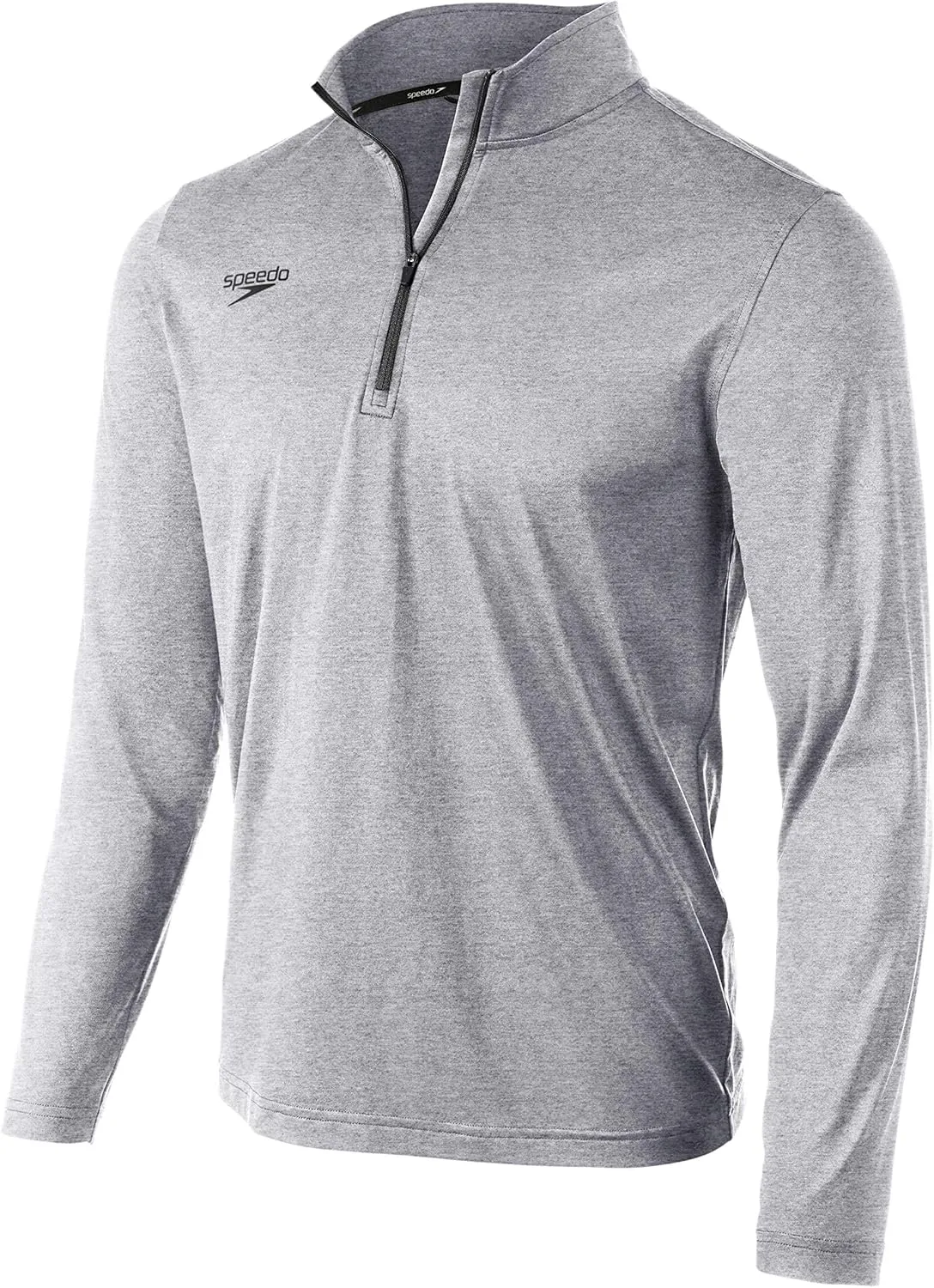 Speedo Unisex-Adult Uv Long Sleeve Shirt Quarter Zip Team Warm Up