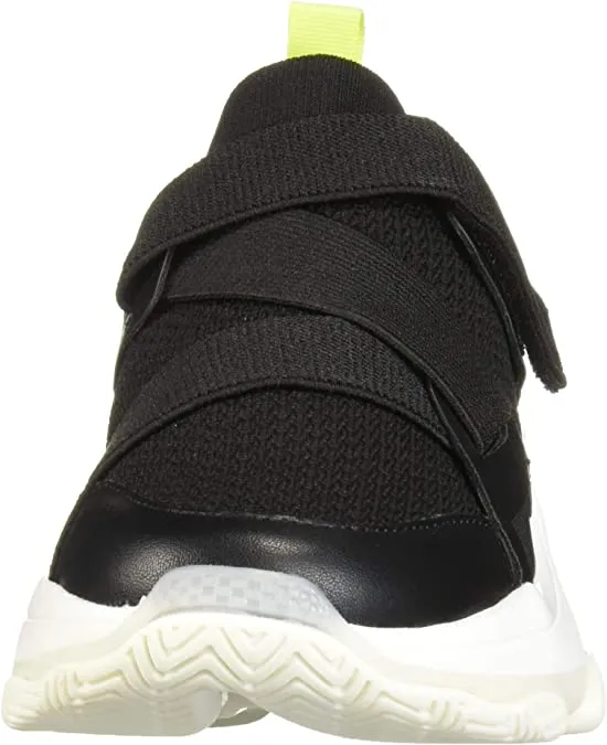 Steve Madden Women's Meteorite Sneaker, Black, 8.5 M US