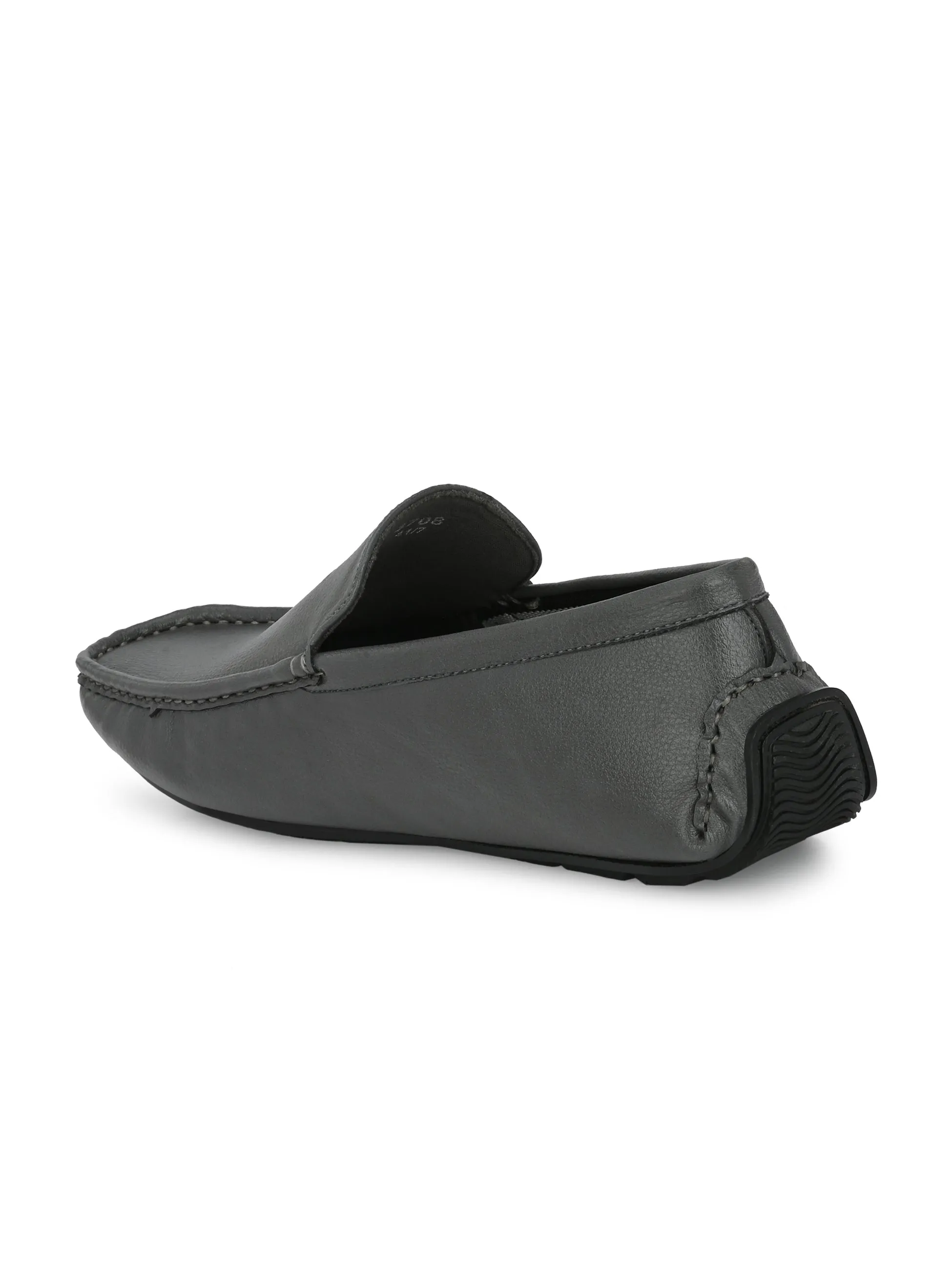 Swift Grey Solid Loafers