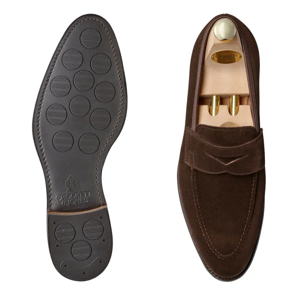 Sydney Dark Brown Suede 'City' Crockett & Jones