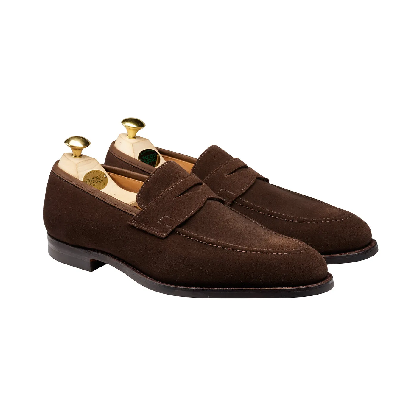 Sydney Dark Brown Suede 'City' Crockett & Jones