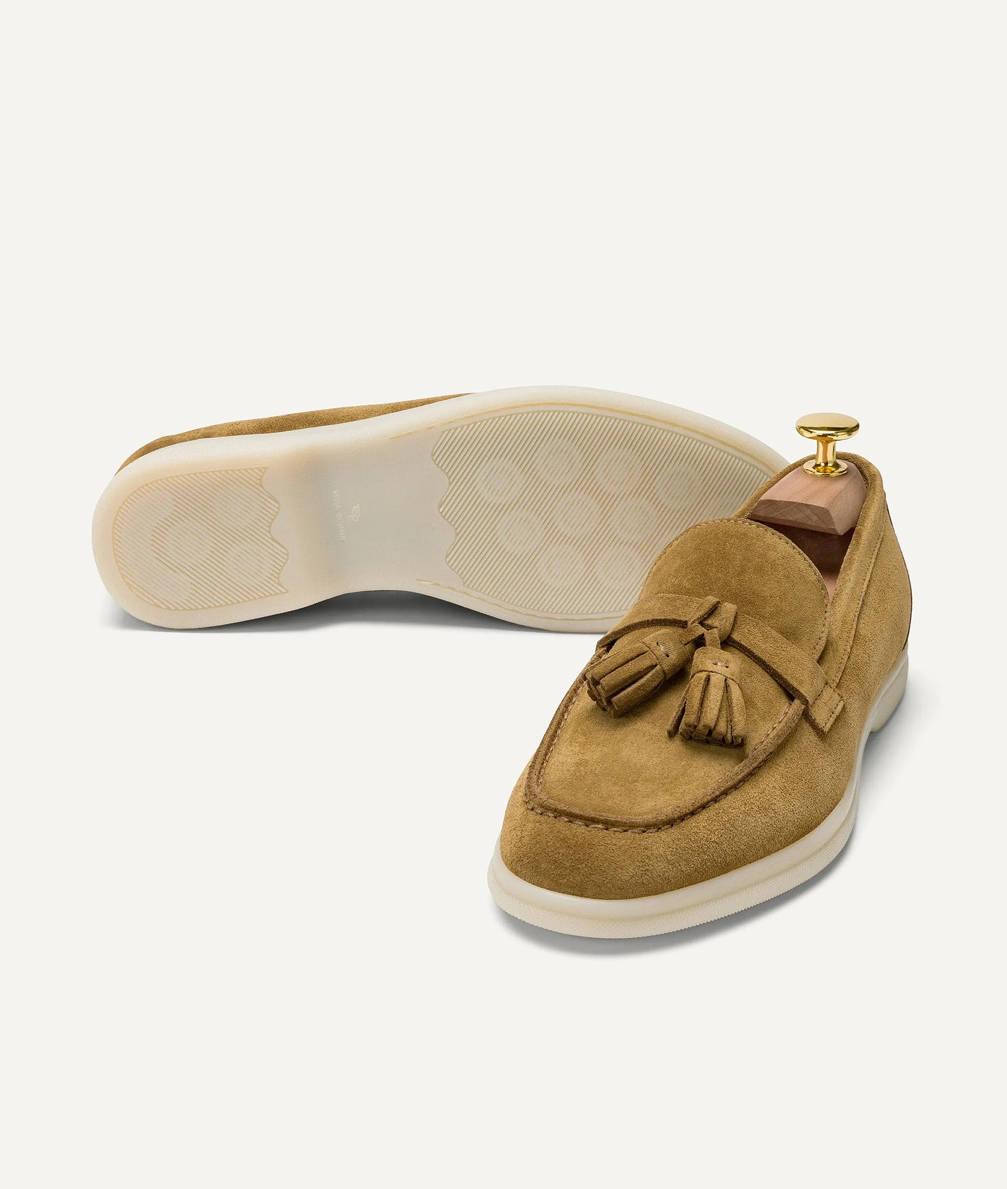 Tassel Slipper in Suede