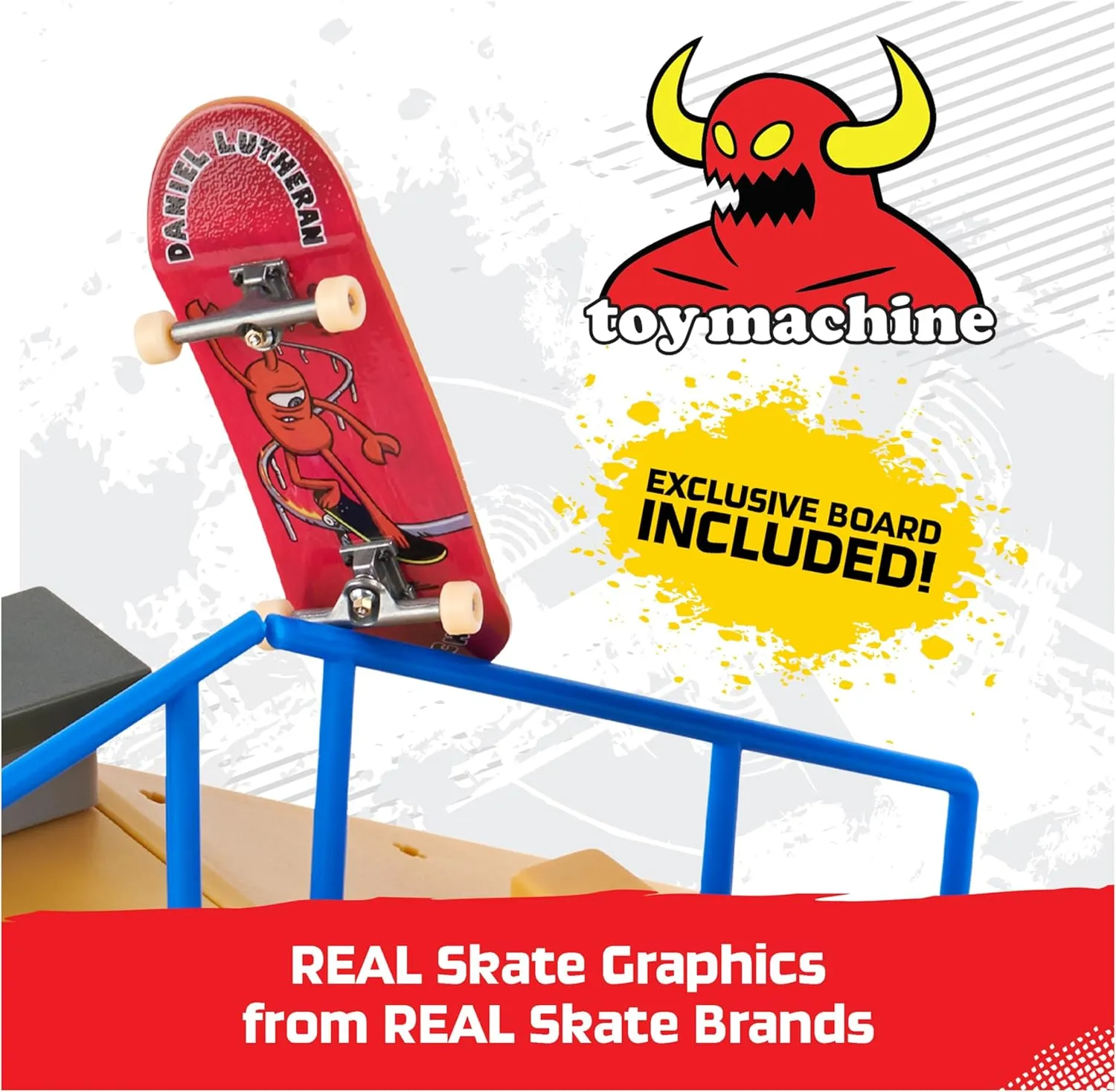 Tech Deck, Jump N’ Grind X-Connect Park Creator, Customizable and Buildable Ramp Set with Exclusive Fingerboard, Kids Toy for Ages 6 and up