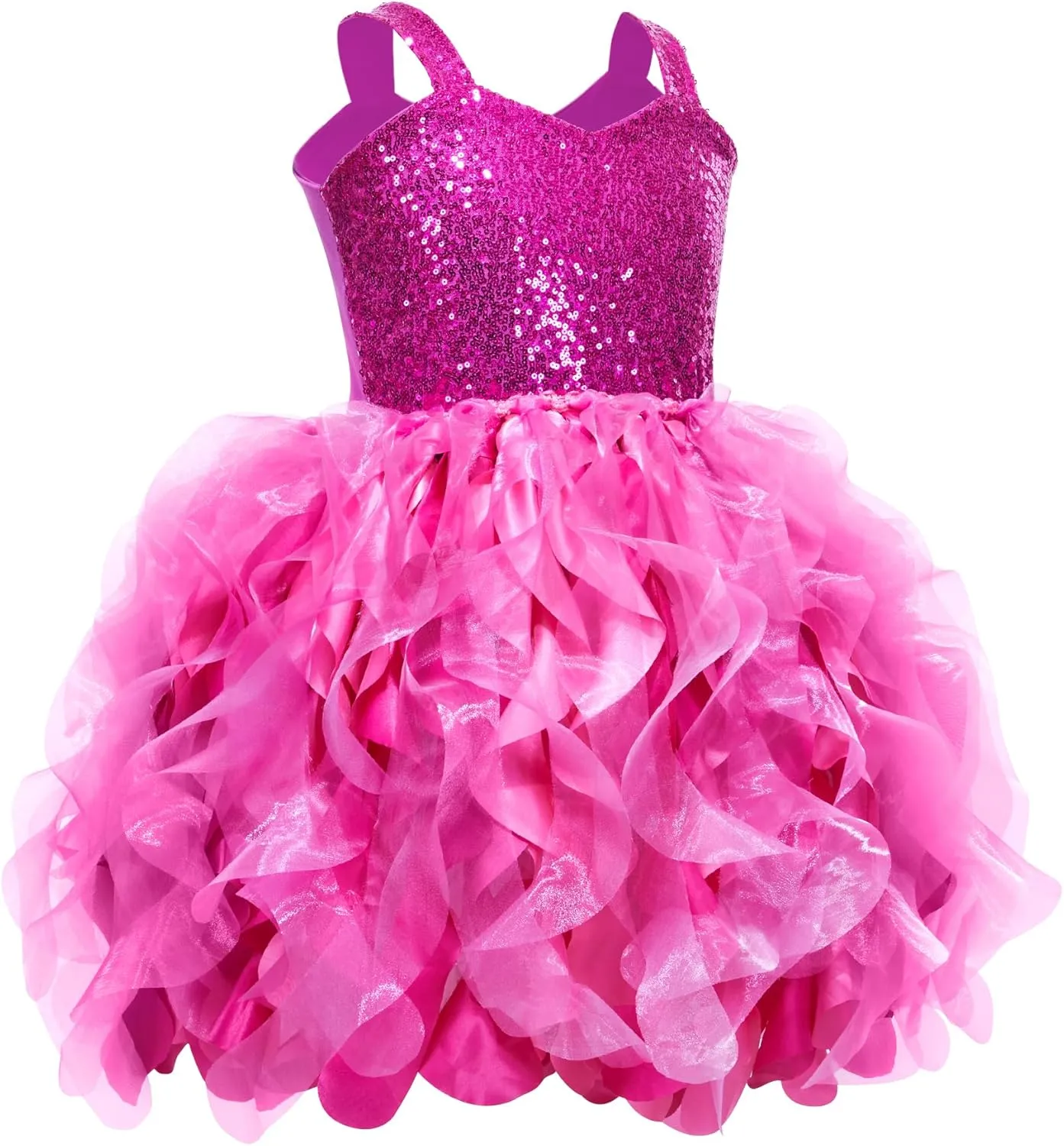 Tutu Dress for Girls Sparkly Sequin Tulle Princess Birthday Party Dress for Toddler Girls Prom Sneaker Ball Gown