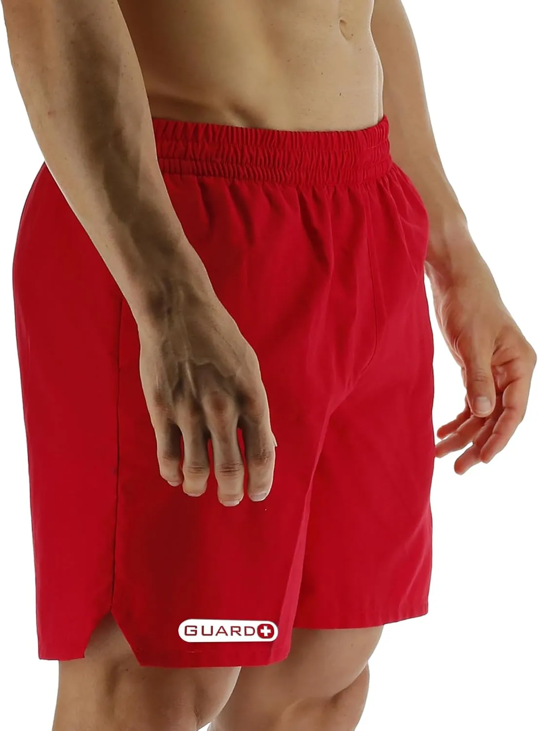TYR Men's Solid Guard Deck-x Swim Short