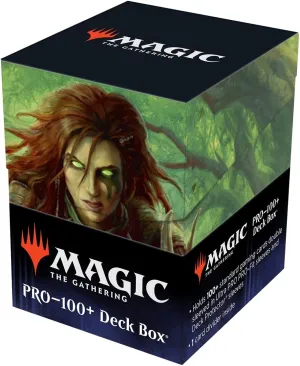 Ultra Pro - Magic: The Gathering Battle for Baldur's Gate, Commander Legend 100  Deck Box (Faldorn, Dread Wolf Herald) - Protect and Store 100  Collectible Trading Cards with Self Locking Lid