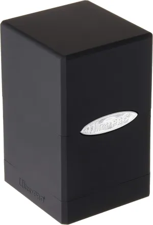Ultra Pro Satin Tower Deck Box | Black | 1-Pack