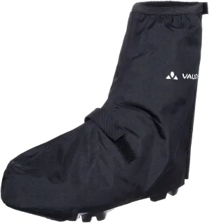 VAUDE Bike Gaiter Short - Waterproof Shoe Cover with Reflective Elements - Breathable Cycling Overshoes with full length velcro closure