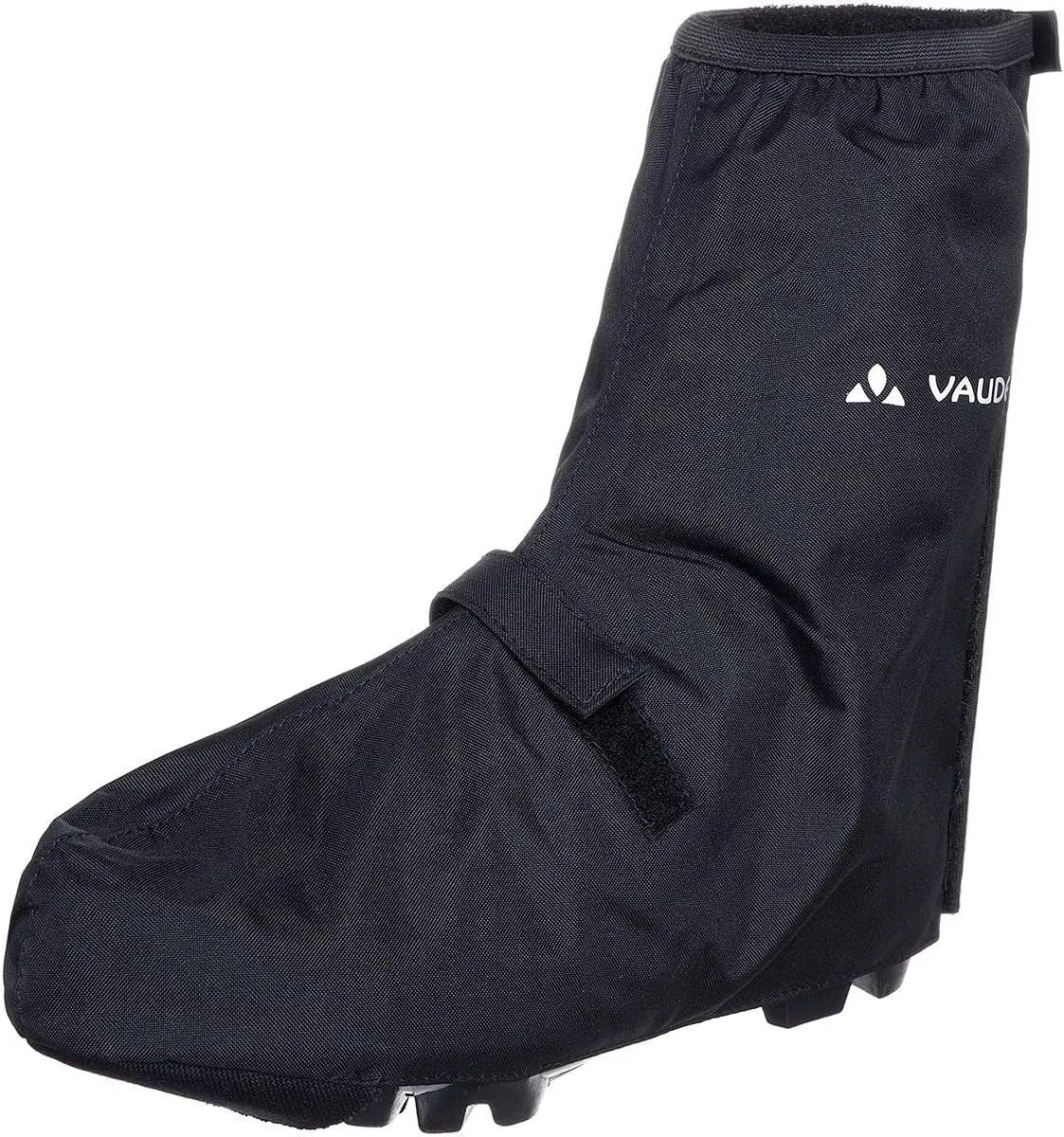 VAUDE Bike Gaiter Short - Waterproof Shoe Cover with Reflective Elements - Breathable Cycling Overshoes with full length velcro closure