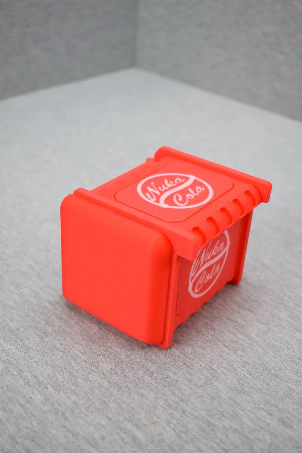 Vault Tec Card Box - MTG Deck Box - Tabletop RPG Card Game Deck Box - Fallout Themed Deck Box - Brotherhood of Steel - Nuka Cola (Sleeved, Nuka Cola, Red and White)