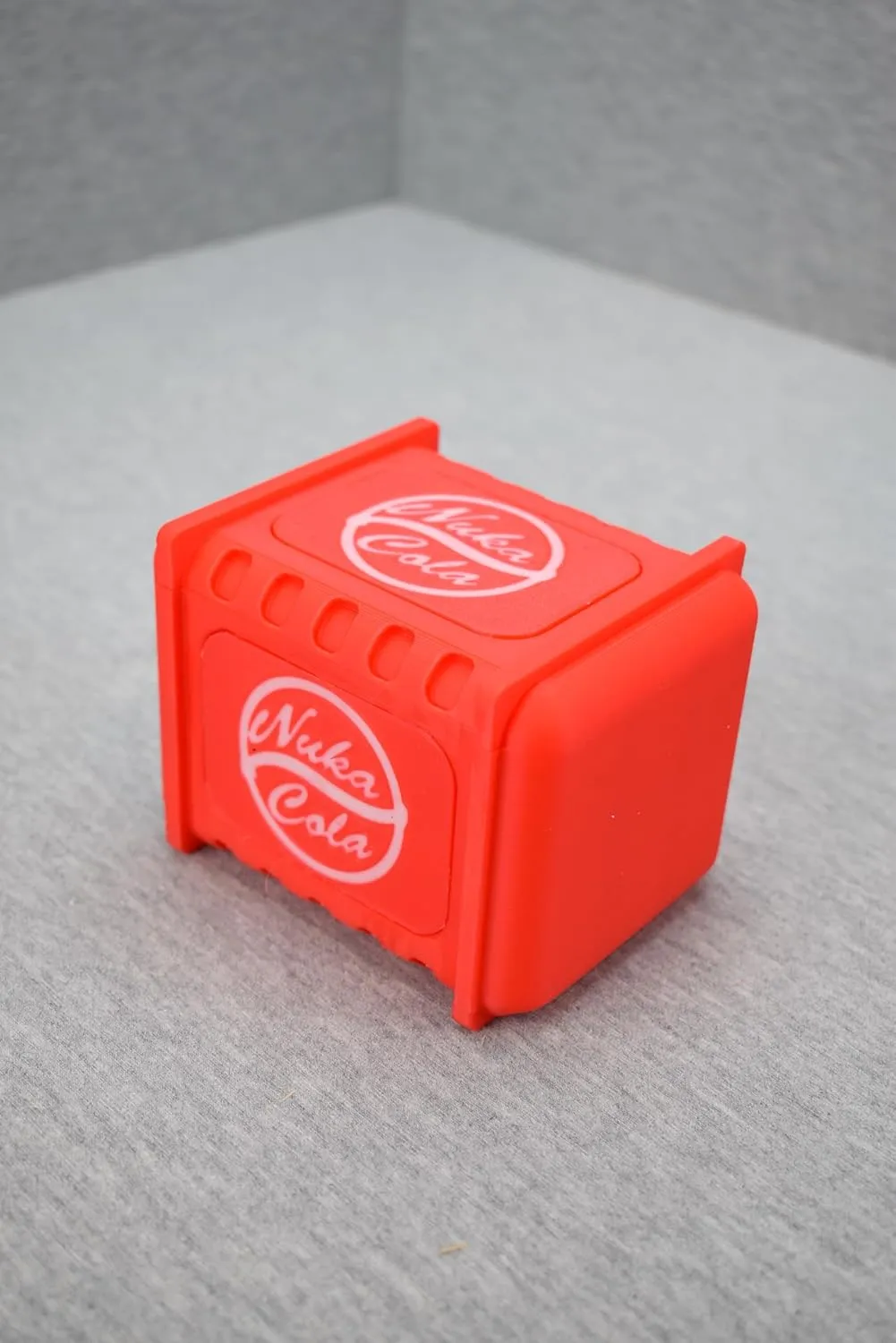 Vault Tec Card Box - MTG Deck Box - Tabletop RPG Card Game Deck Box - Fallout Themed Deck Box - Brotherhood of Steel - Nuka Cola (Sleeved, Nuka Cola, Red and White)