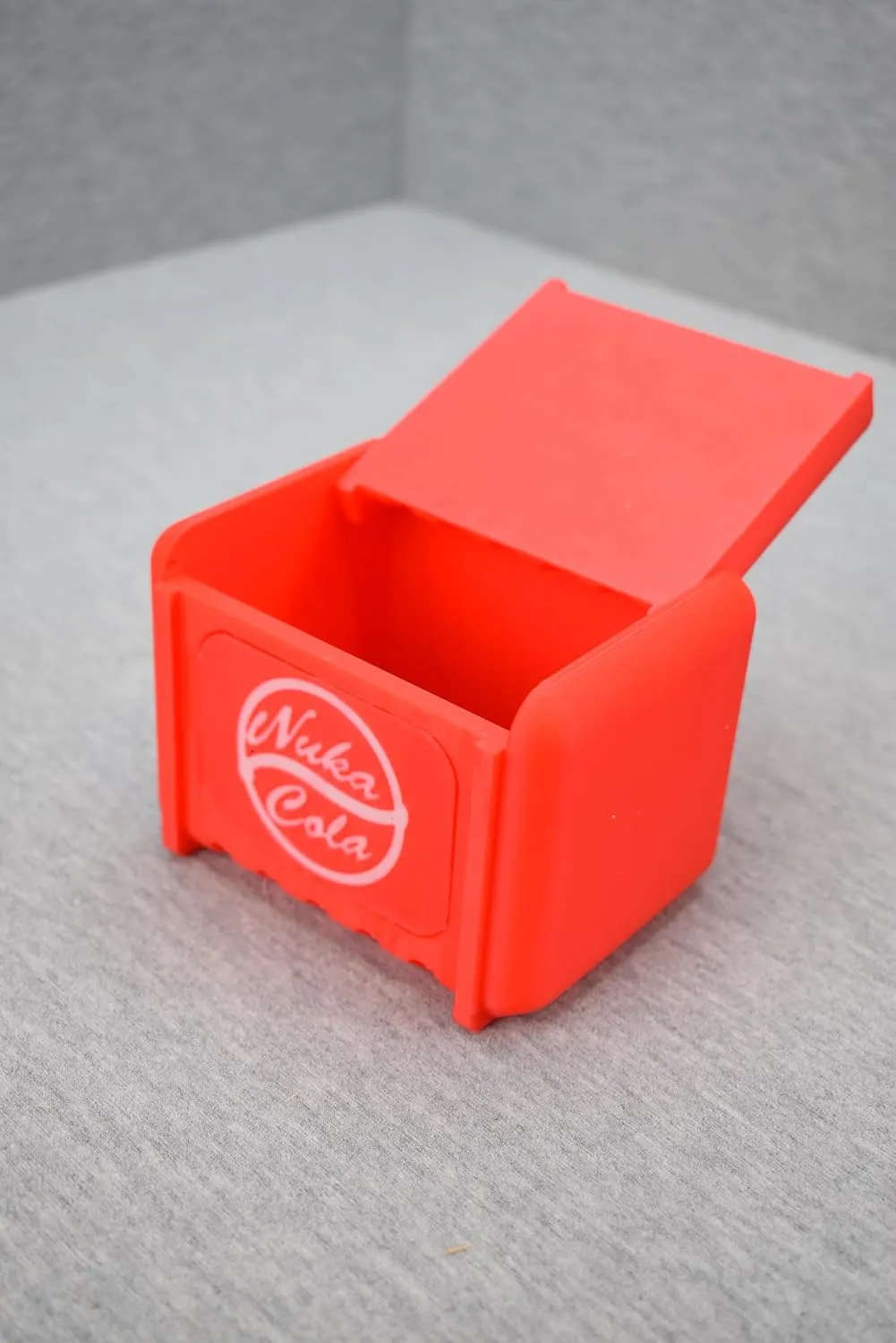 Vault Tec Card Box - MTG Deck Box - Tabletop RPG Card Game Deck Box - Fallout Themed Deck Box - Brotherhood of Steel - Nuka Cola (Sleeved, Nuka Cola, Red and White)