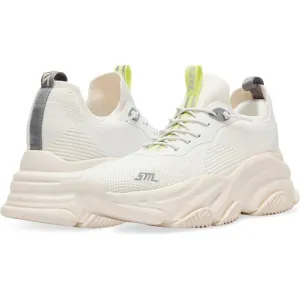 Vault White Multi Chunky Lace Up Shoes