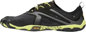 Vibram Men's FiveFingers V-Run Shoe, Black/Yellow, 48 EU / 12.5 - 13 US