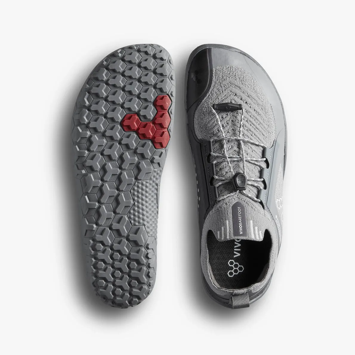 Vivobarefoot Primus Trail Knit Fg Mens Ultimate Grey