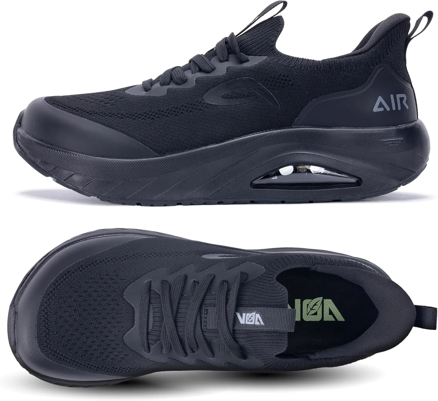 Wide Toe Box Mens Walking Shoes with Arch Support Wide Width Orthotic Sneaker for Plantar Fasciitis Slip On Air Tennis Running Shoes Size 8-13