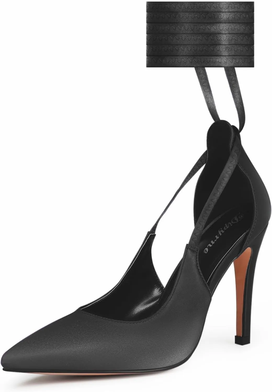 Women's High Heels Closed Pointed Toe Sexy Lace Up Wedding Evening Dress Pumps Shoes
