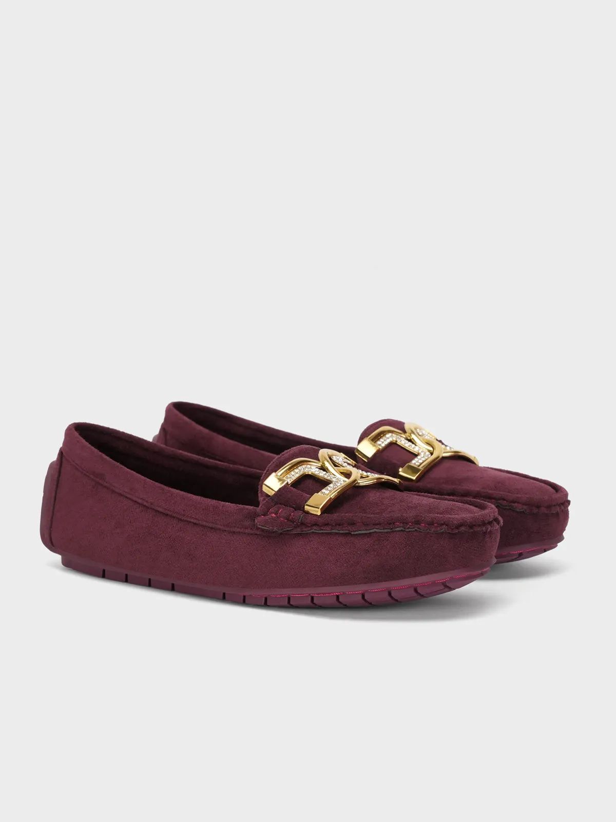 Womens "ALLIRA" Decorated Casual Moccasins