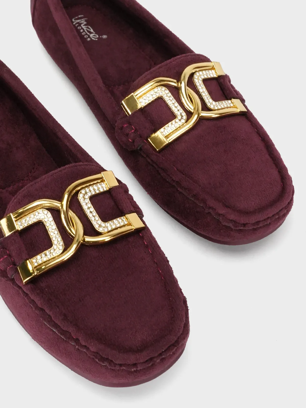 Womens "ALLIRA" Decorated Casual Moccasins