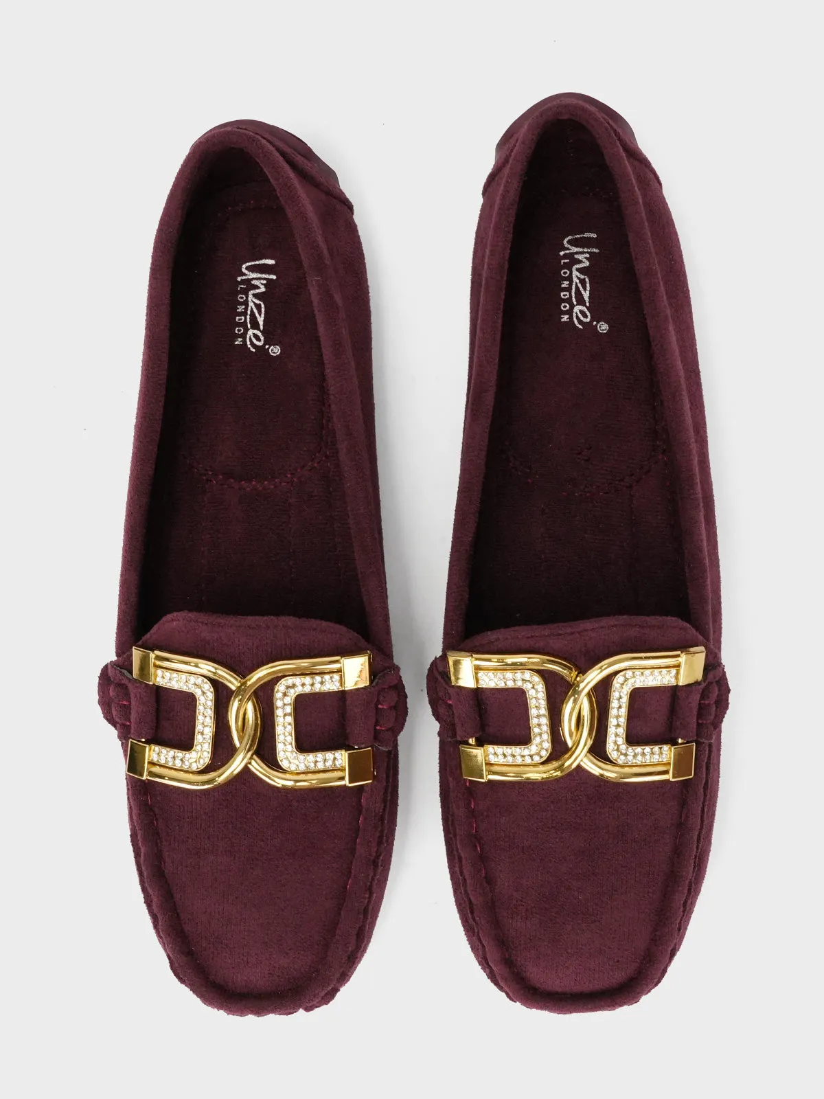 Womens "ALLIRA" Decorated Casual Moccasins