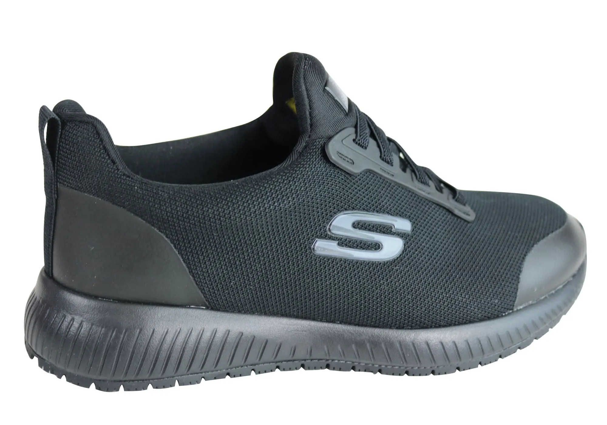 Womens Skechers Squad Slip Resistant Comfort Memory Foam Work Shoes