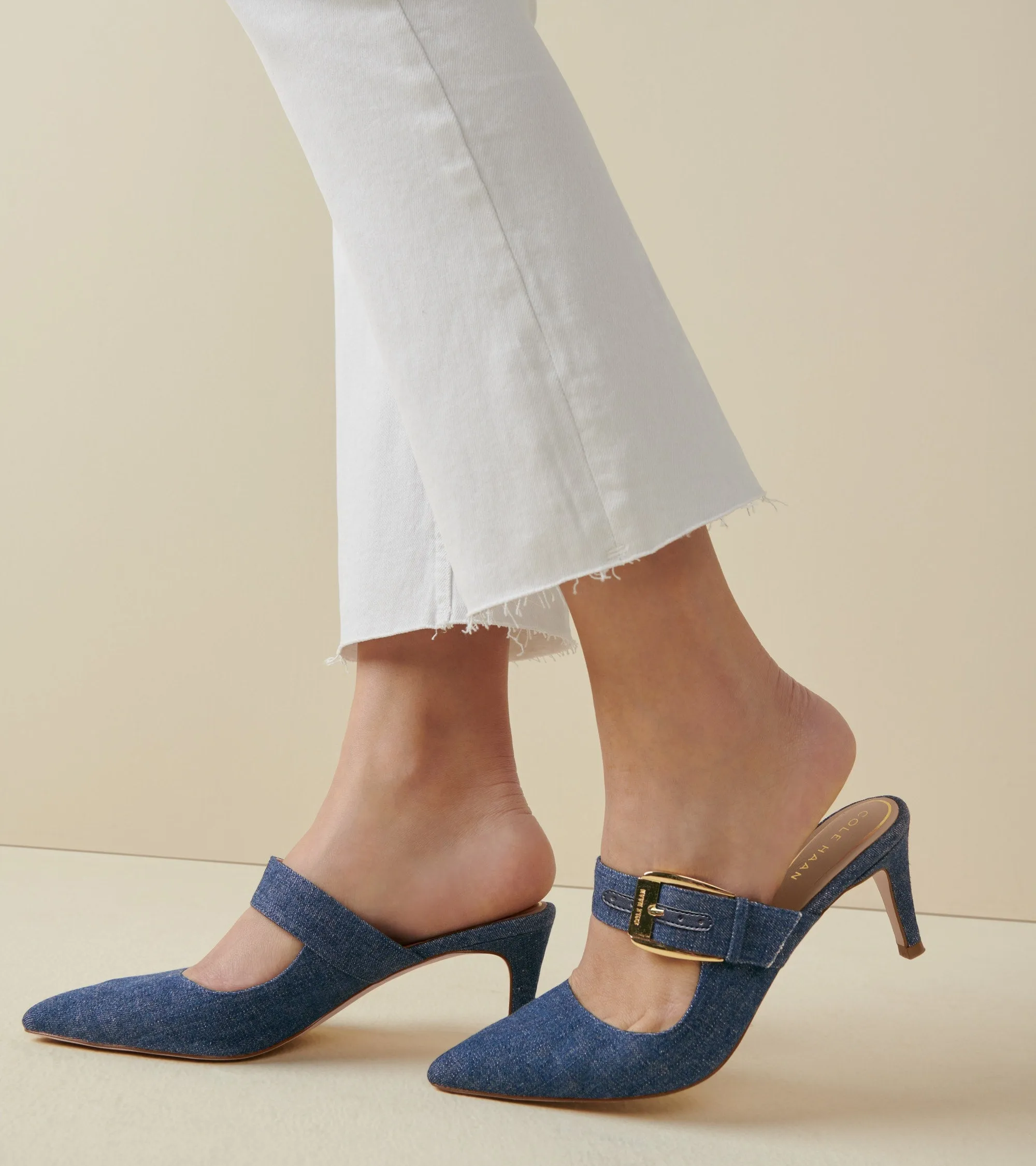 Women's Vandam Heeled Buckle Mule
