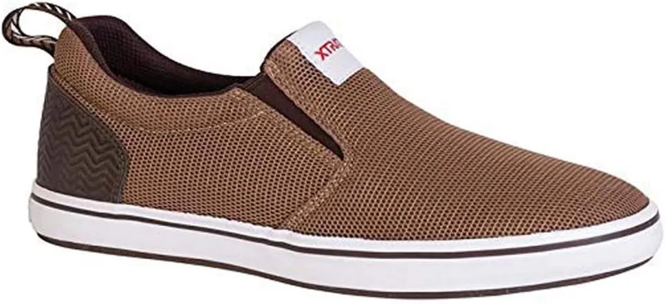 Xtratuf Men's SHARKBYTE AIRMESH Mens Deck Shoe Slip-ON Casual Sneaker Chocolate, 14 (XSAM-900)