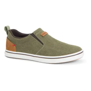 Xtratuf Men's Sharkbyte Canvas Deck Shoe in Taupe