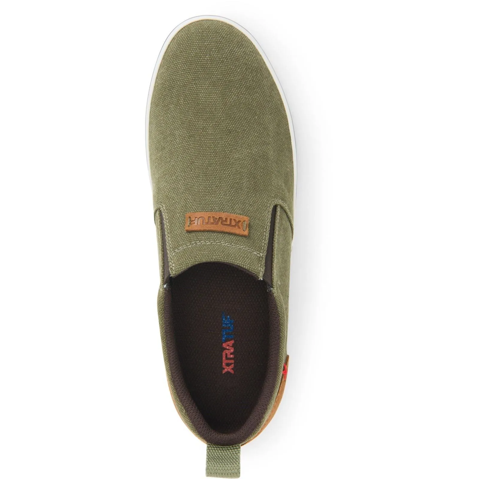 Xtratuf Men's Sharkbyte Canvas Deck Shoe in Taupe