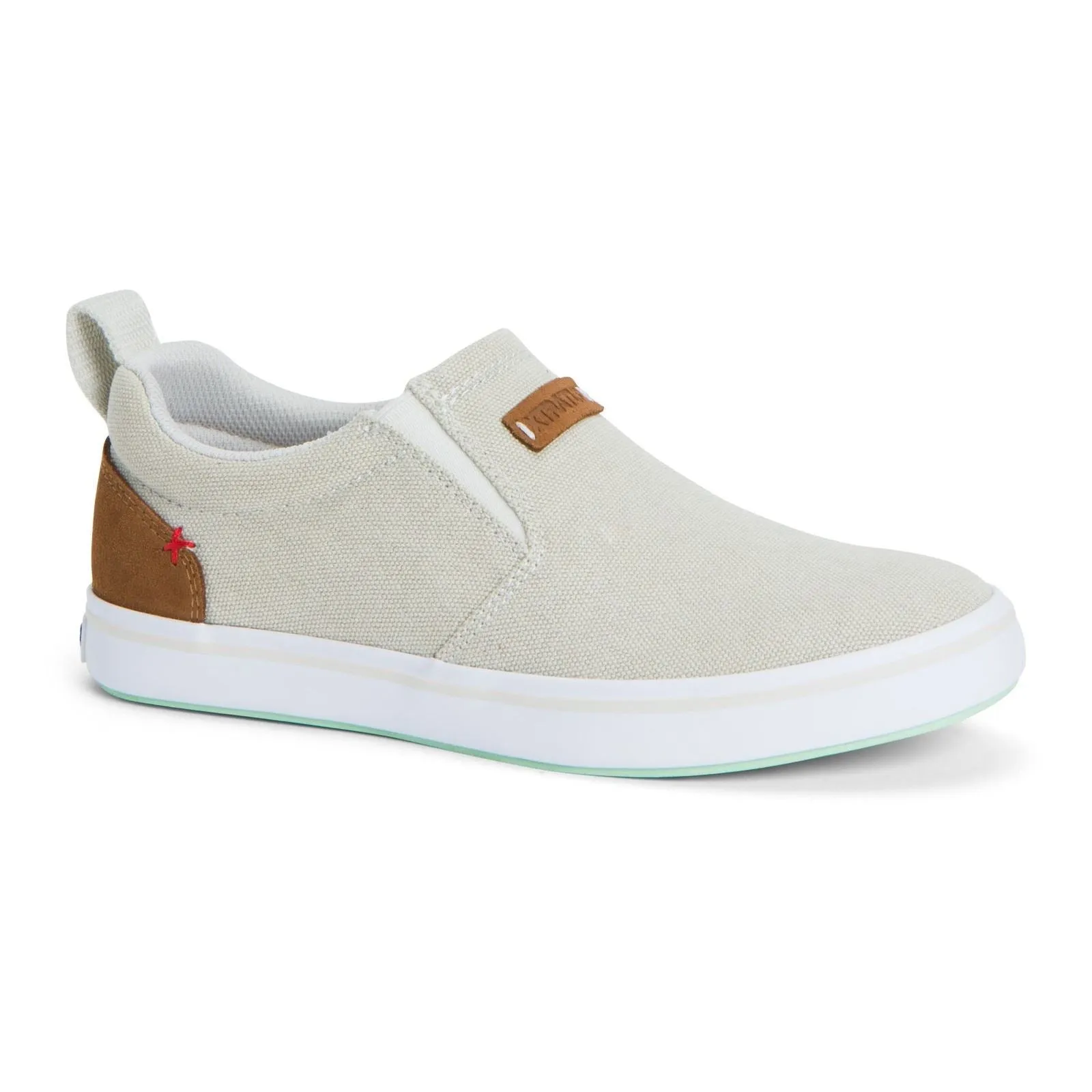 Xtratuf Women's Sharkbyte Canvas Deck Shoe in Cream