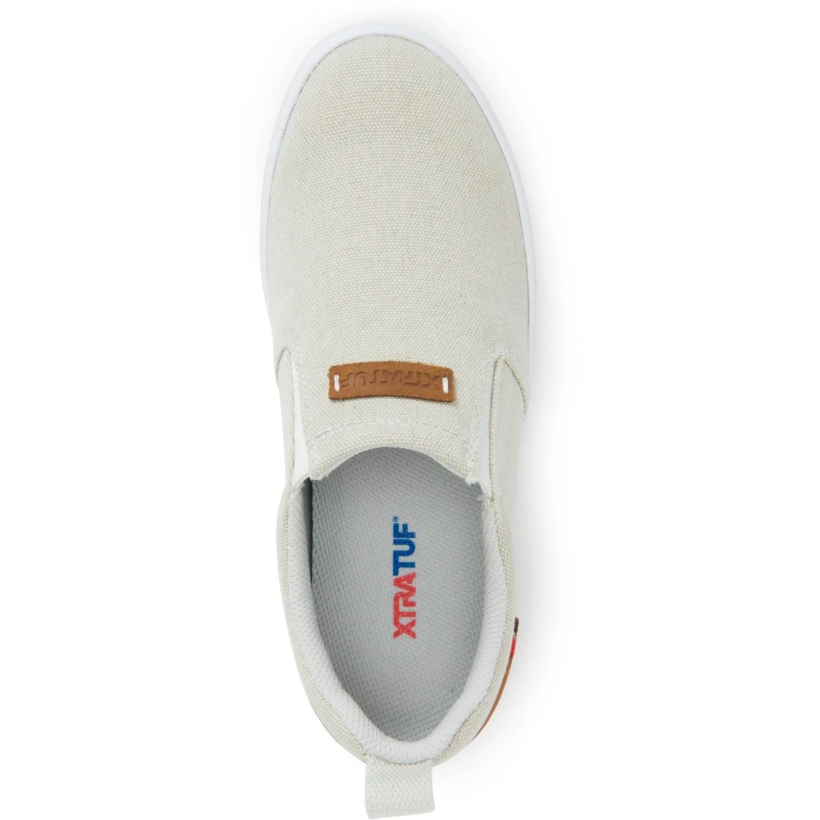 Xtratuf Women's Sharkbyte Canvas Deck Shoe in Cream