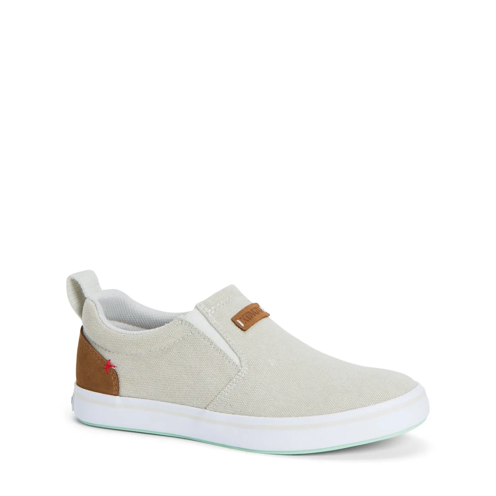 Xtratuf Women's Sharkbyte Canvas Deck Shoe in Cream