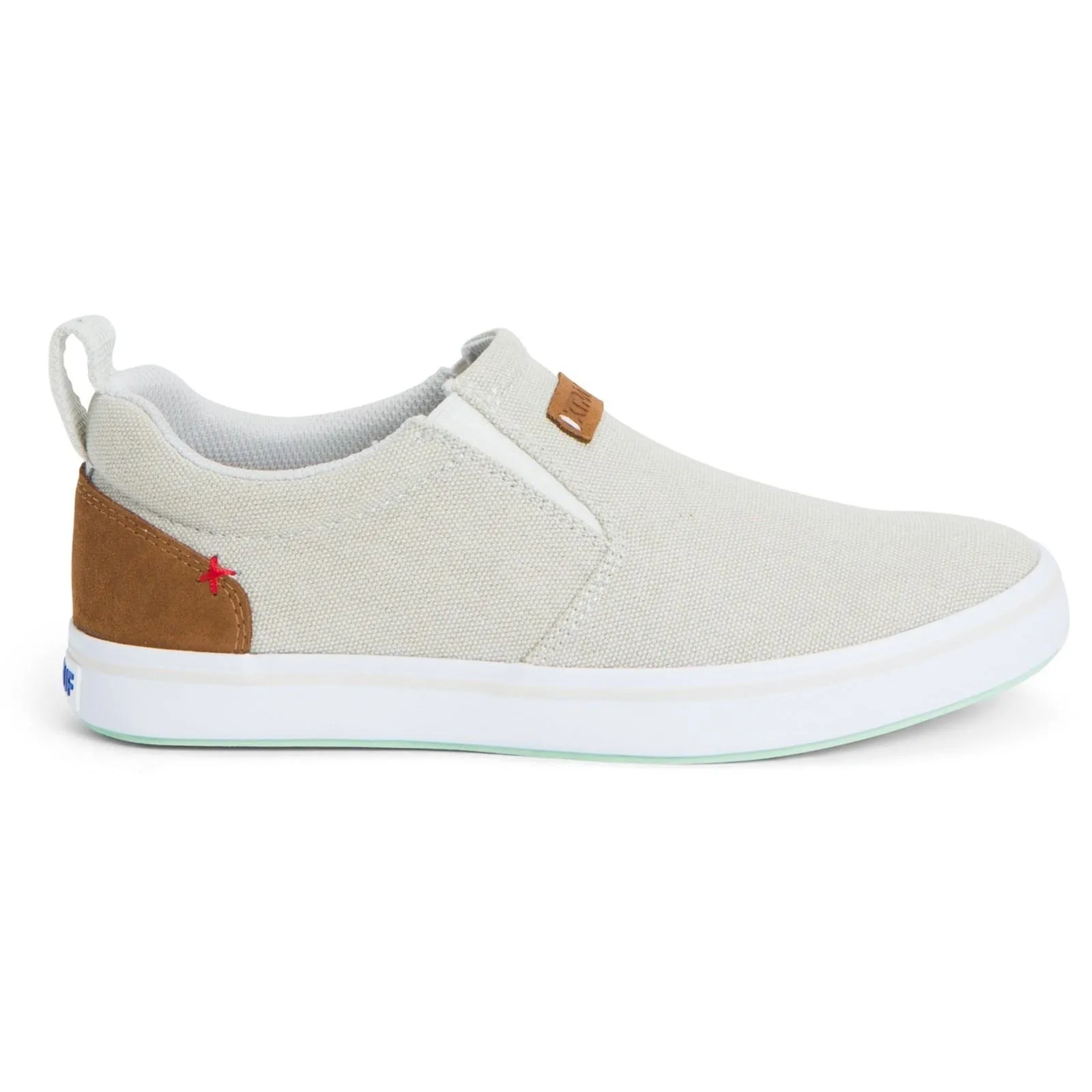 Xtratuf Women's Sharkbyte Canvas Deck Shoe in Cream